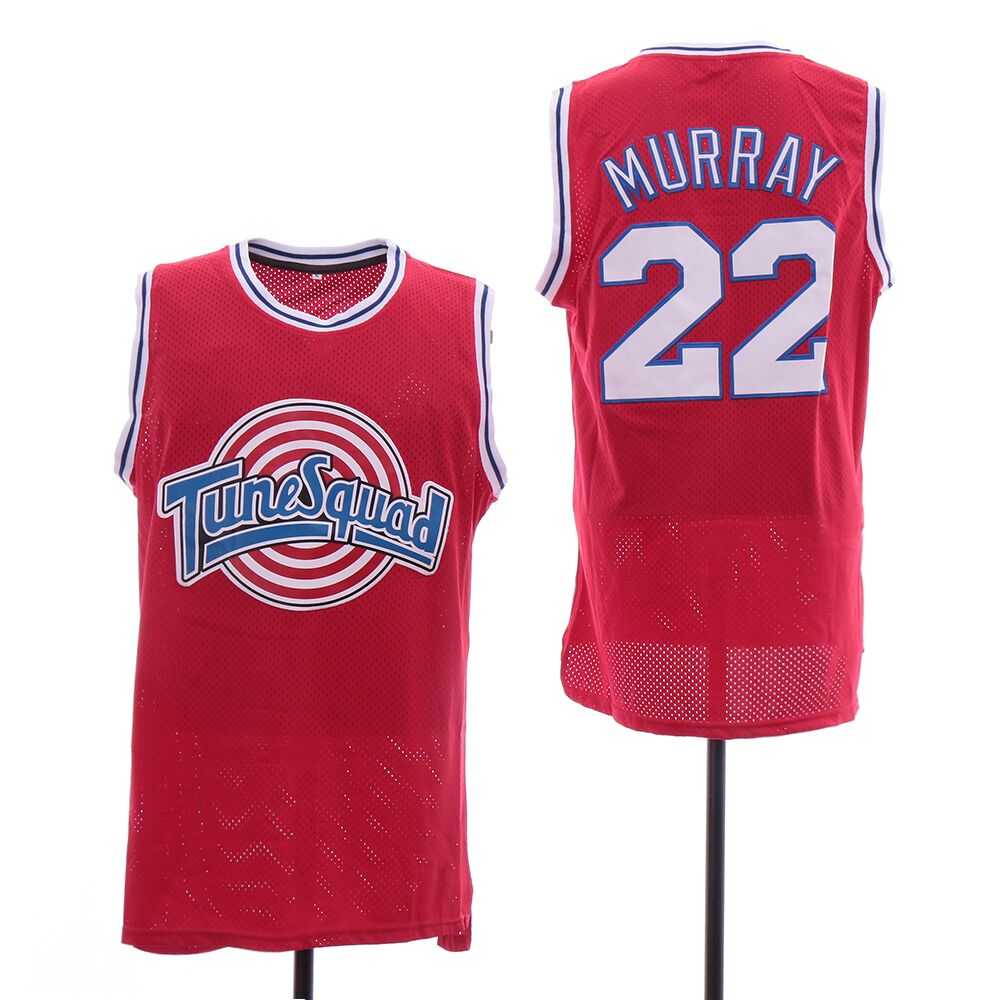 Tune Squad 22 Murray Red Stitched Movie Jersey,We sell and wholesale Tune Squad 22 Murray Red Stitched Movie Jersey on line form chian!